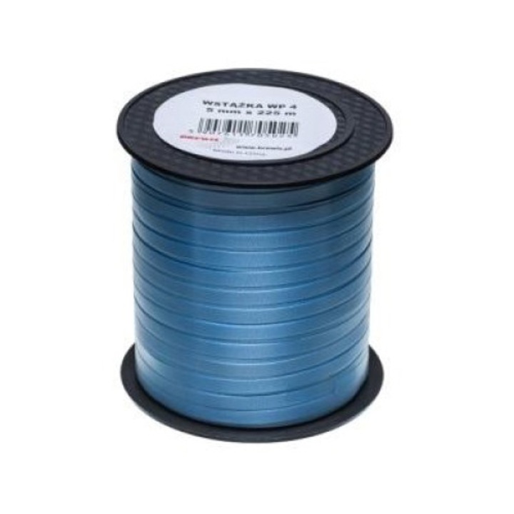 Panglica albastra de plastic 5mmx225m