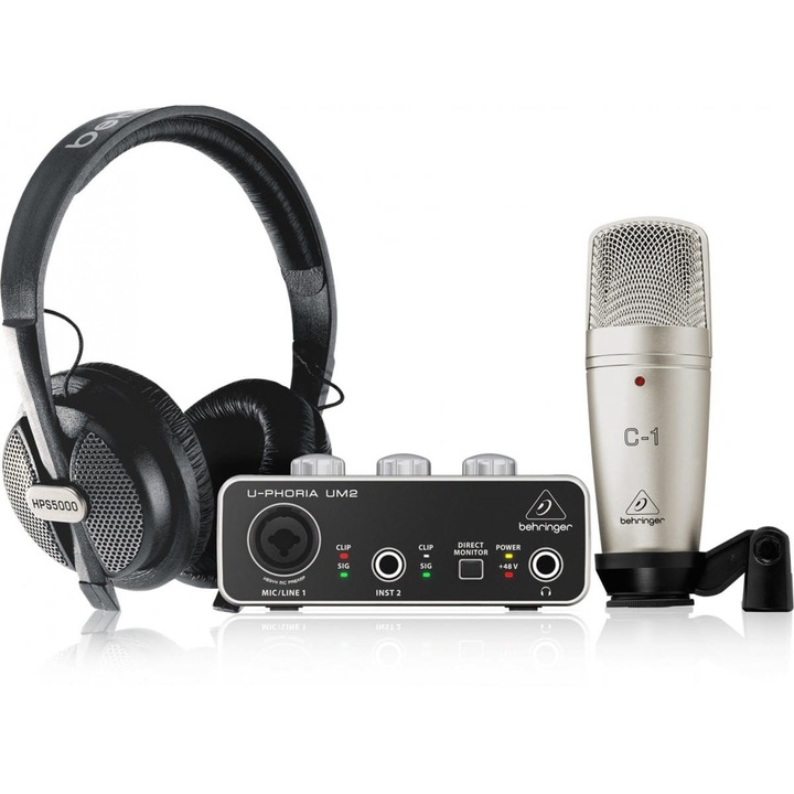Behringer U-PHORIA STUDIO - Kit de inregistrare la domiciliu