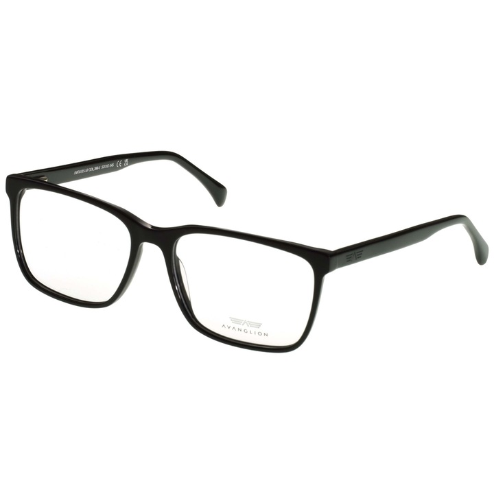 Рамки за очила Мъжки Avanglion AVO3115-57-300-1, Черни, Правоъгълни, 57 mm