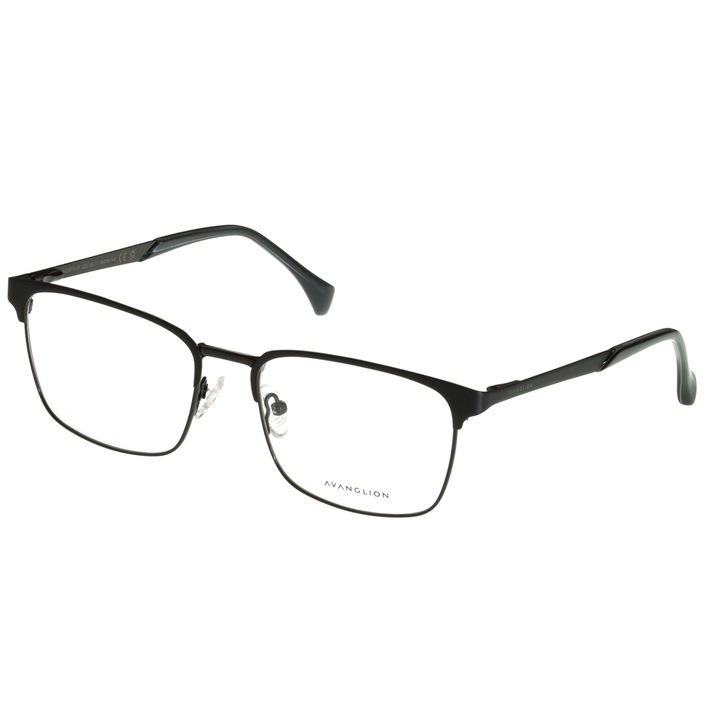 Рамки за очила Мъжки Avanglion AVO3610-56-40-11, Черни, Правоъгълни, 56 mm