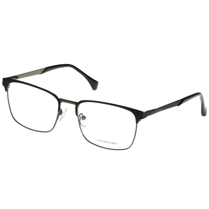 Рамки за очила Мъжки Avanglion AVO3610-56-40-2, Черни, Правоъгълни, 56 mm