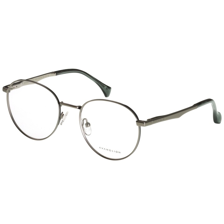 Мъжки рамки за очила Avanglion AVO3626-51-20-8, Сребристи, Кръгли, 51 mm