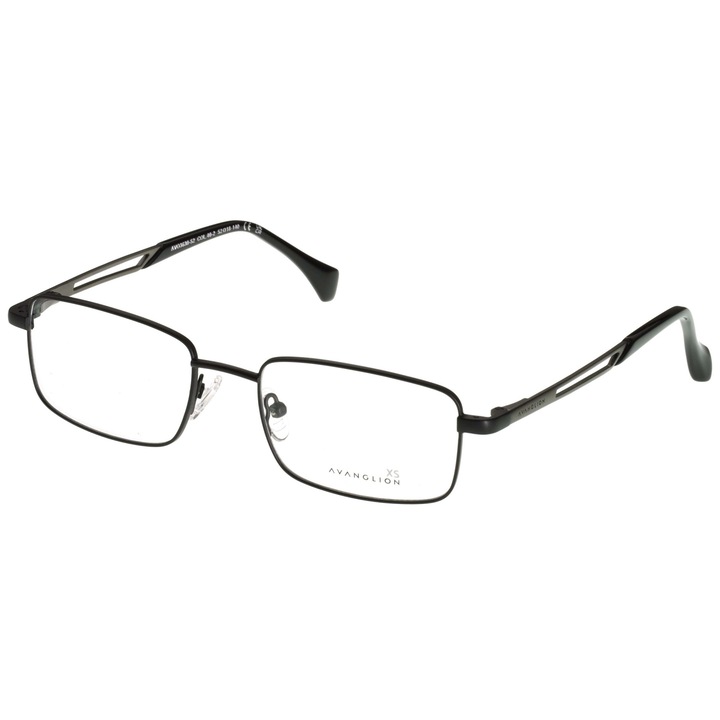 Рамки за очила Мъжки Avanglion AVO3630-52-40-2, Черни, Правоъгълни, 52 mm