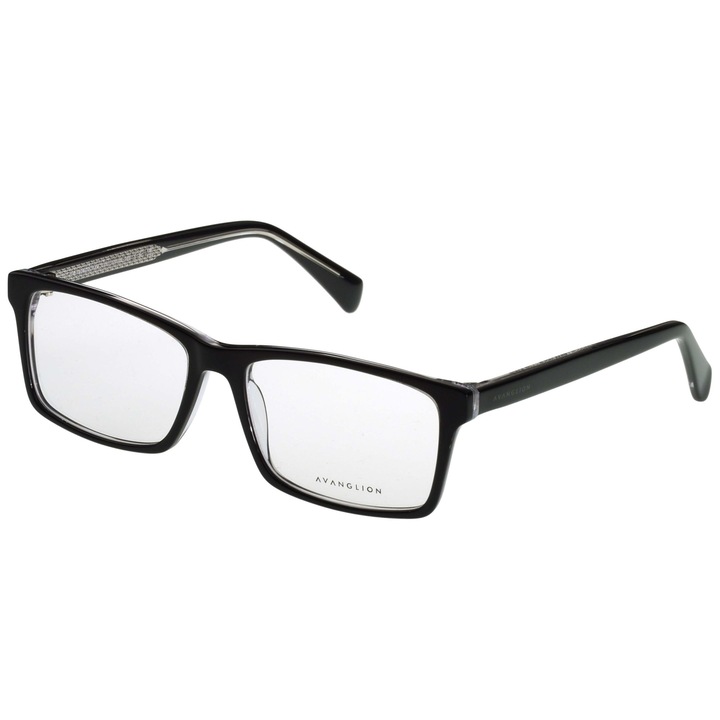 Рамки за очила Мъжки Avanglion AVO3690-55-330-2, Черни, Правоъгълни, 55 mm