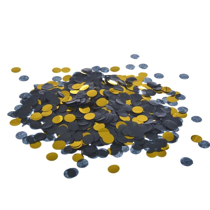 Arpex többszínű figura 13x14cm arany-fekete konfetti szett 15g