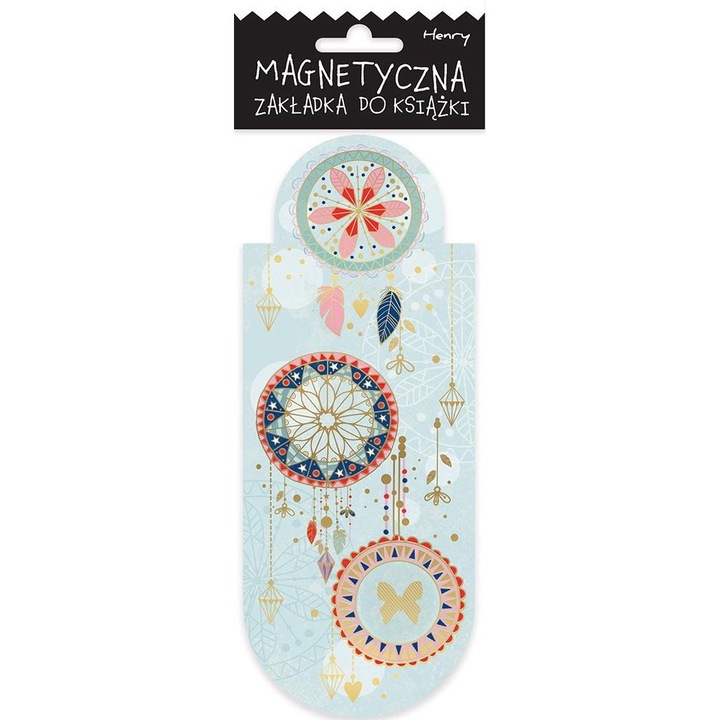 Semn de carte magnetic Henry, multicolor