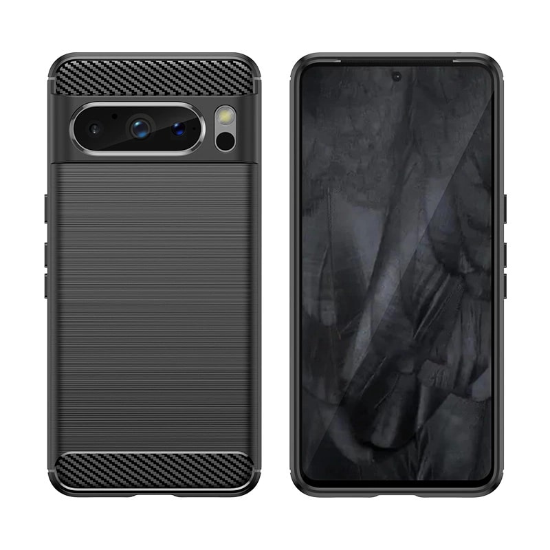 Carcasa Flexible Carbon compatibila cu Google Pixel 8 Pro Black