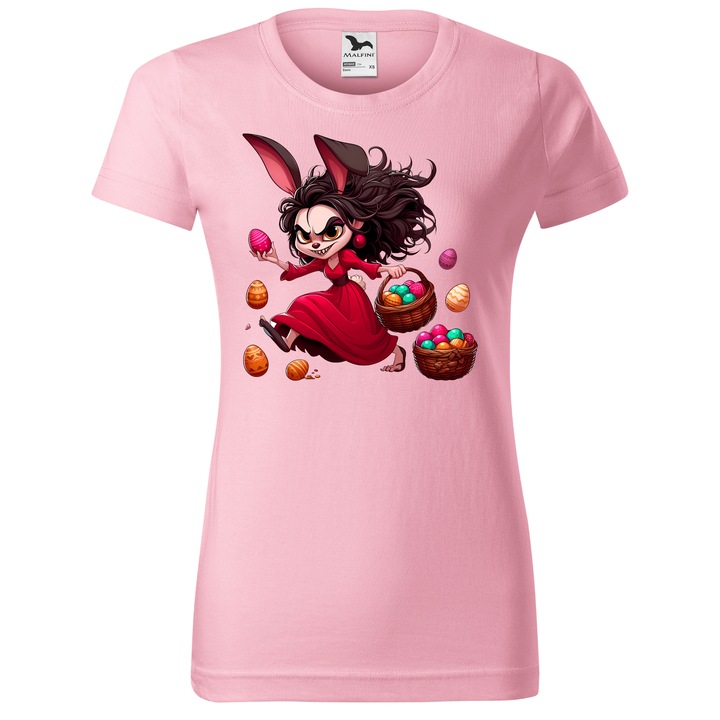 Tricou Paste, Personalizat Disney- Gothel, Bumbac 100%, Pentru Copii, Roz, 12 ani, 158 cm