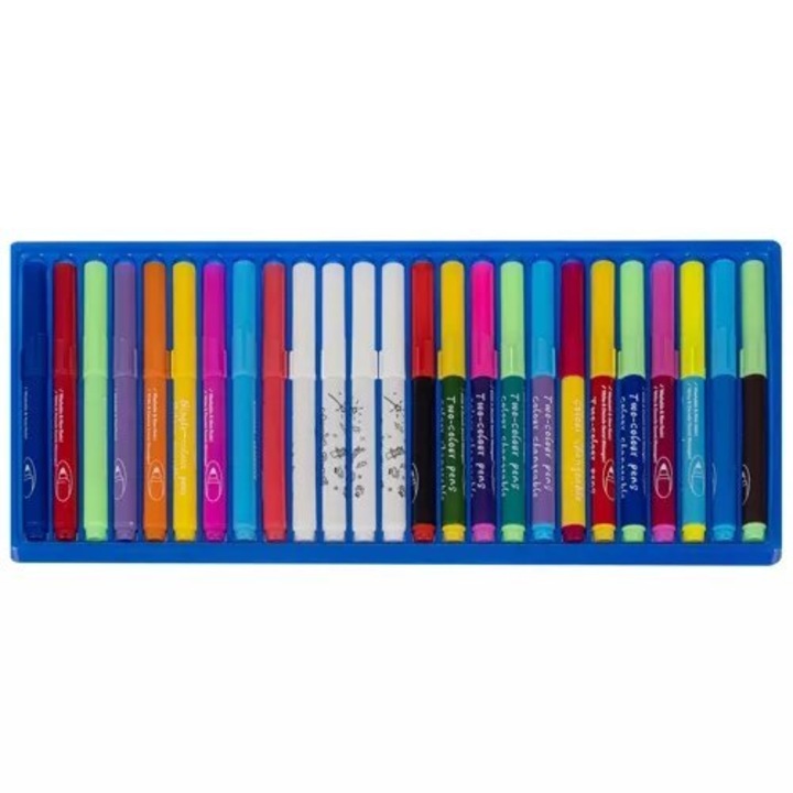 Set markere, 25 buc. Maaleo 23201, multicolor