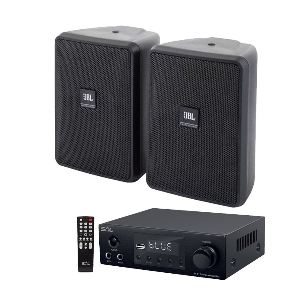 Стерео система JBL Control 23-1 bk, озвучаване на тераса, bluetooth ...