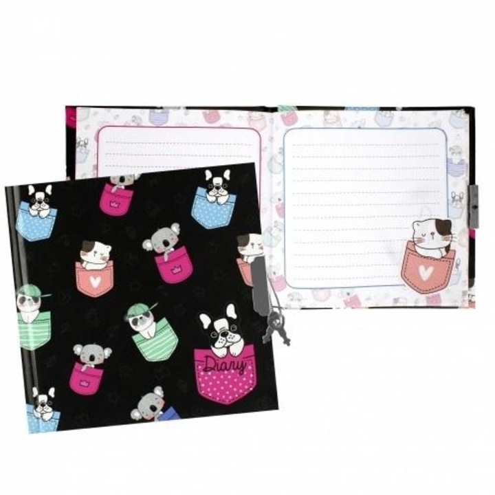 Заключващ се дневник Starpak, колекция Minisy, детски, розов