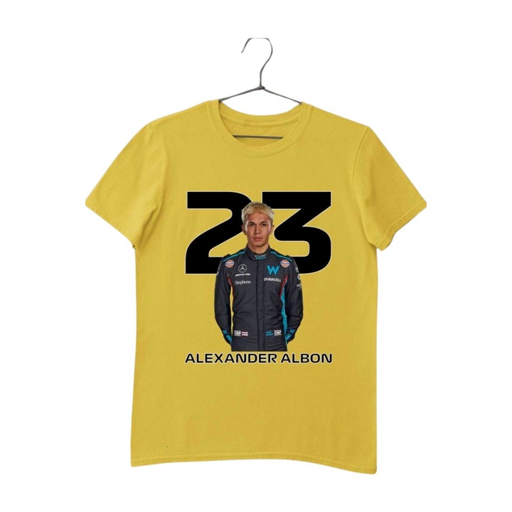 Alexander Albon Formula 1 2024 gyerek póló, Sárga