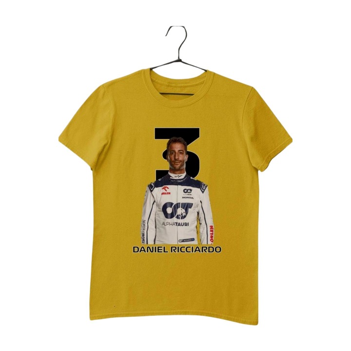 Daniel Ricciardo Formula 1 2024 gyerek póló, Sárga