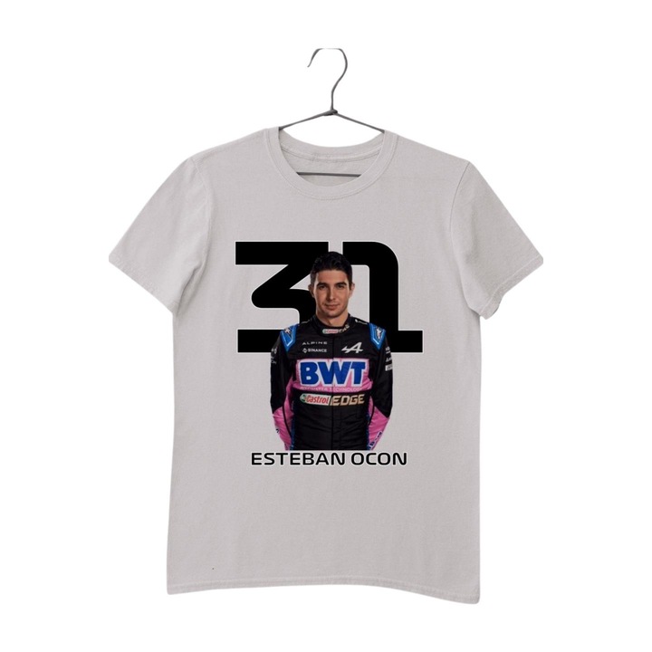 Esteban Ocon Formula 1 2024 gyerek póló, Szürke