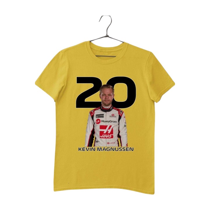 Kevin Magnussen Formula 1 2024 gyerek póló, Sárga