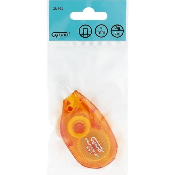 Corector in banda Grand GR-953, transparent, 5mmx8m, set