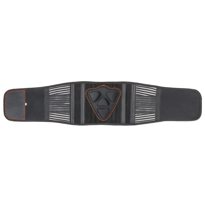 Prémium deréktáji öv, 9 ágyéktámasztó zóna porckorongsérv, ágyéki spondylosis esetén, dupla kompresszió lágyéksérv ellen, lumbosacralis háti öv, tartáskorrektor, Derékbőség 125-140 cm, XXL méret