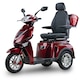 Електрическискутер,BILIBIKE,3колела,LED,USB,червен,60кмавтономия,150кгкапацитет,1000W