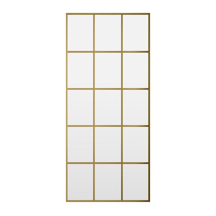 Talin téglalap alakú tükör, Marsah Home, 180x80 cm, arany fém kerettel