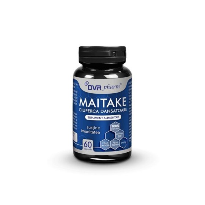 Maitake Ciuperca Dansatoare, 60 capsule Dvr Pharm eMAG.ro