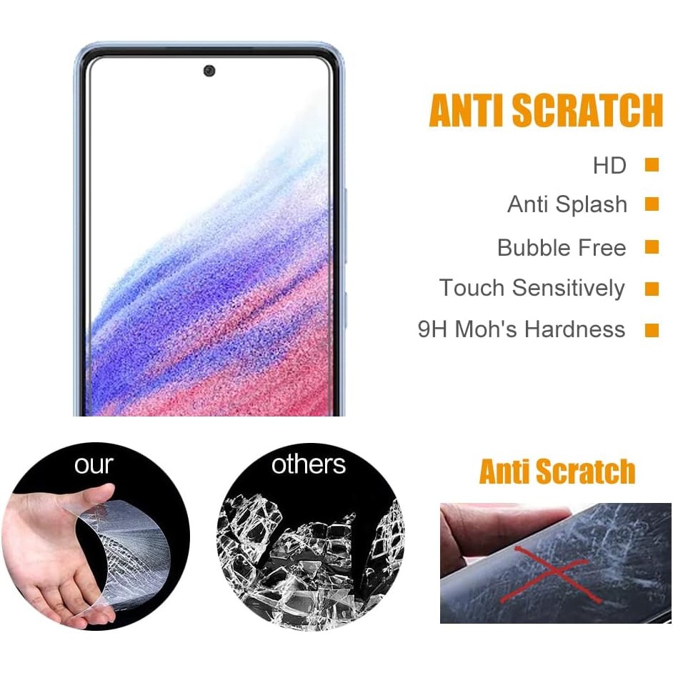Set 3 X Folie protectie Sticla securizata Profesionala Ecran, enkourakoko®, pentru Samsung Galaxy S23, Full Glue, Duritate Militara, Ultra HD, Anti Zgarieturi, Anti Socuri, Transparent