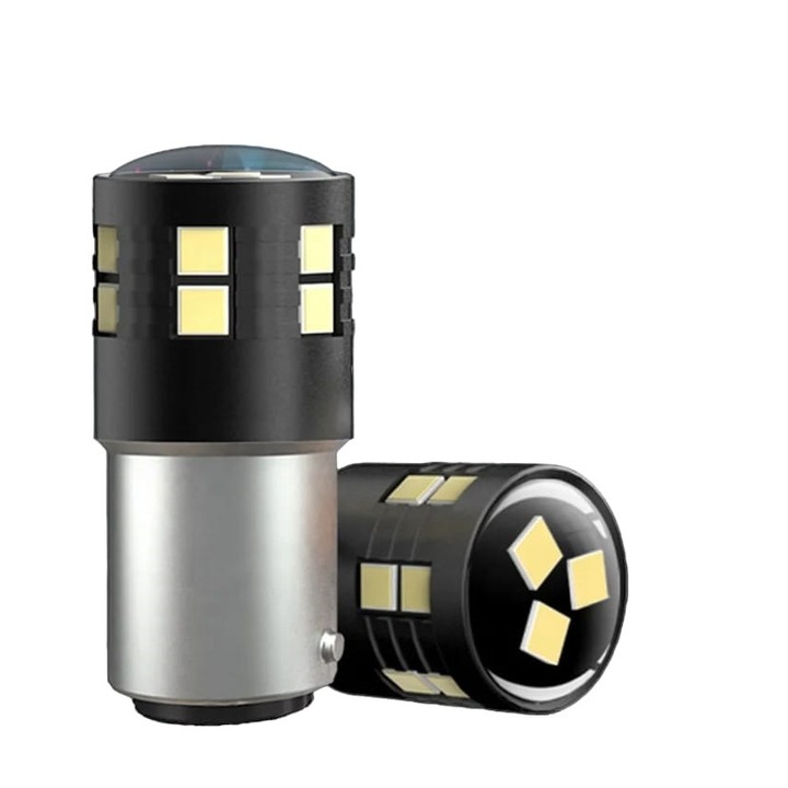 2 db led izzó készlet Xentech Light M1 P21w/5w 3030 15 smd canbus 6000K