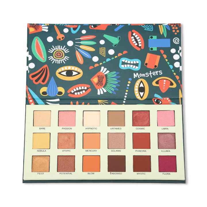 Paleta farduri Phoera Yenisei 18 culori intens pigmentate 14 gr