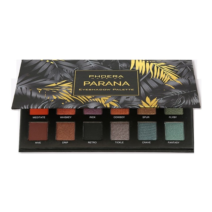 Paleta farduri Phoera Parana 18 culori intens pigmentate 14 gr
