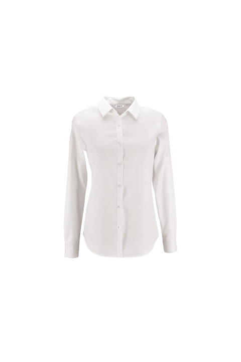 Női cipzáros ing - SO02103, Fehér
