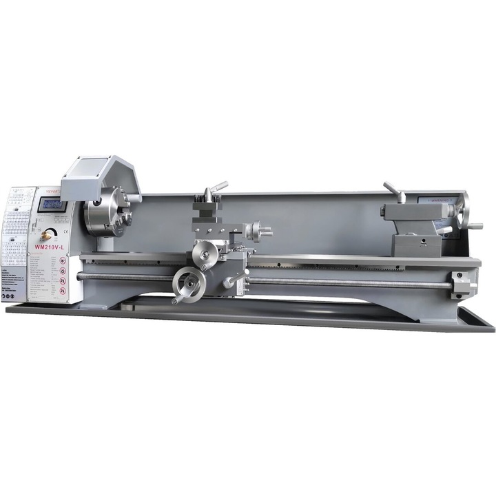 Мини струг за метал Vevor 750 W, Междуцентрово разстояние 750 mm, 50-2250 rpm