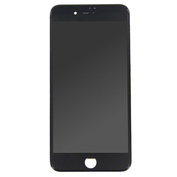 Ecran compatibil cu iphone 7 plus, lcd ips cu touchscreen si rama, black