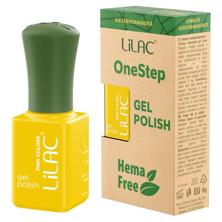 Oja semipermanenta Lilac OneStep Hema Free Basic 005