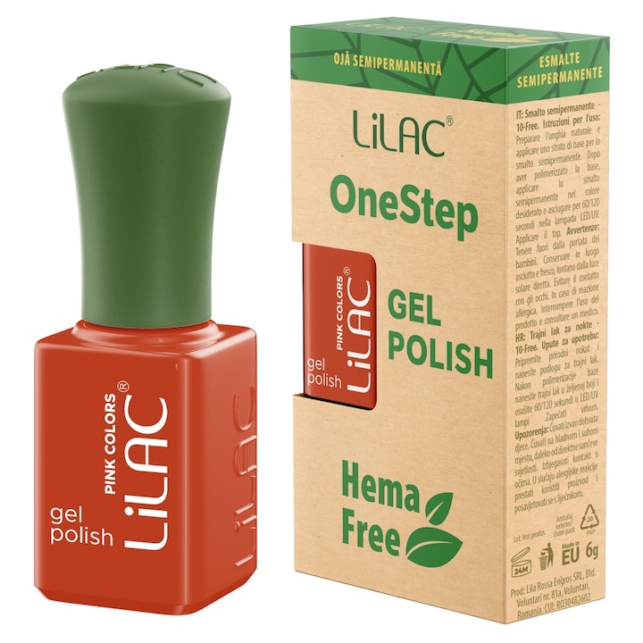Oja semipermanenta Lilac OneStep Hema Free Basic 010