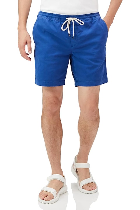 Goodthreads kényelmes pamut rövidnadrág elasztikus derékkal, 18 cm, M