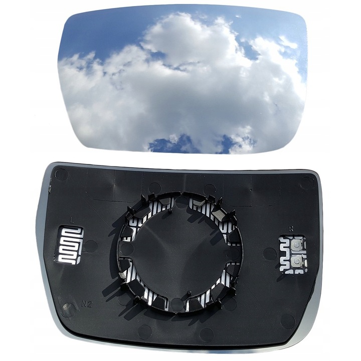 Insertii Incalzite, Iveco, Model Din 2006--2014, Geam Arcuit, Inlocuitor De Inalta Calitate, Omologat Pentru Drumuri, Alb