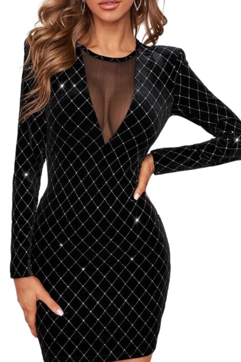 Rochie de seara eleganta cu cristale