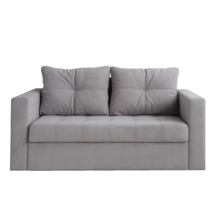 Canapea extensibila BEORN, 2 locuri, Gri, ICAM, 172x94x81 cm