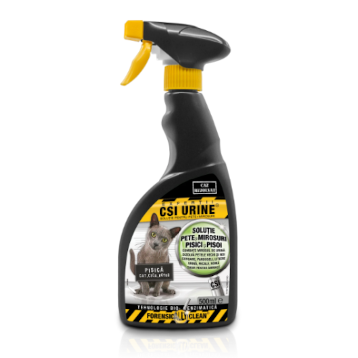 Solutie pentru pete si mirosuri CSI Urine Cat Spray 500 ml