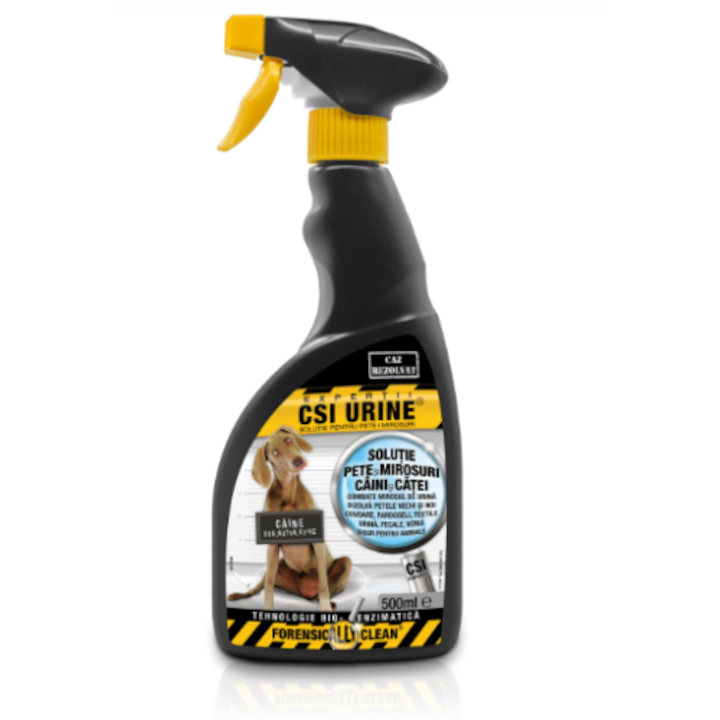 Solutie pentru pete si mirosuri CSI Urine Dog Spray 500 ml