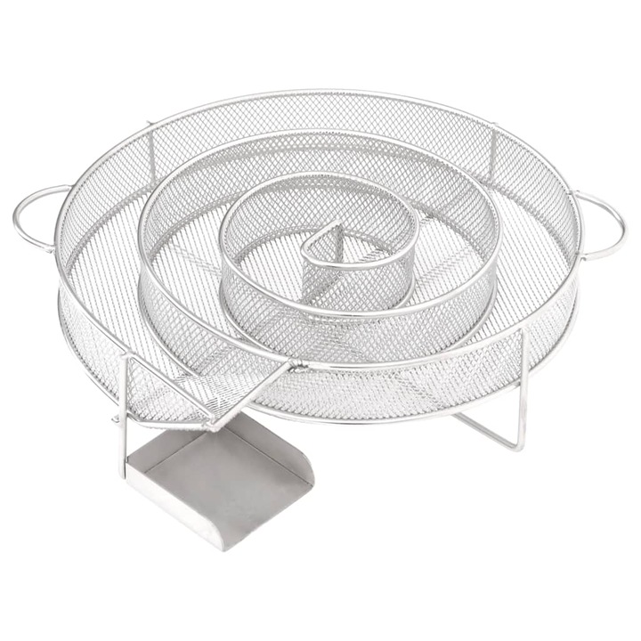 Решетка за барбекю Zakito Europe, стомана, 19,5 см, сребро