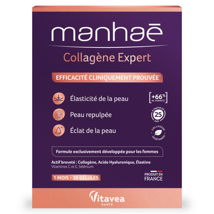 Étrend-kiegészítő, Collagen Expert, Manhaé, 30 kapszula