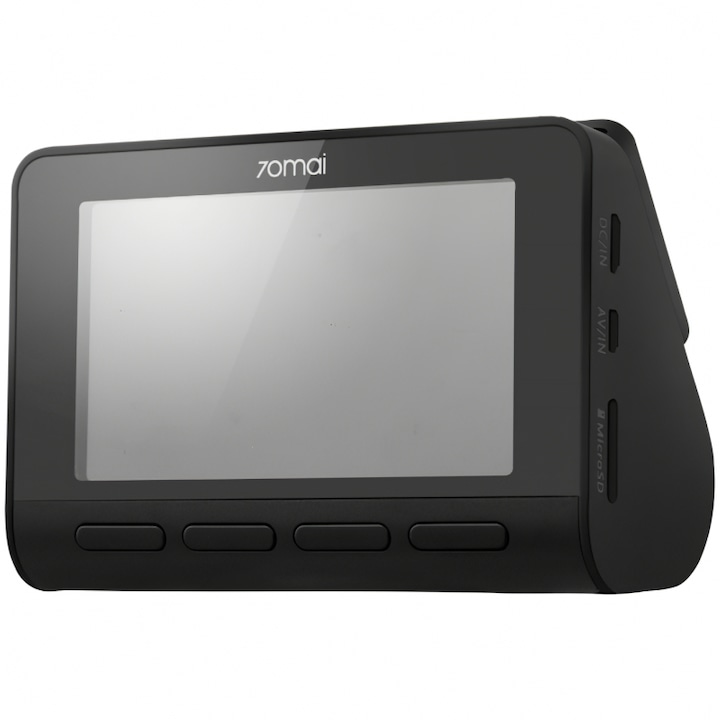 Camera auto frontala 70Mai, Dash Cam, 4K, GPS incorporat, conectivitate Wi-Fi, display 3", ADAS, senzor G, unghi 140 grade, 500mAh, card Micro-SD pana la 256GB, Negru