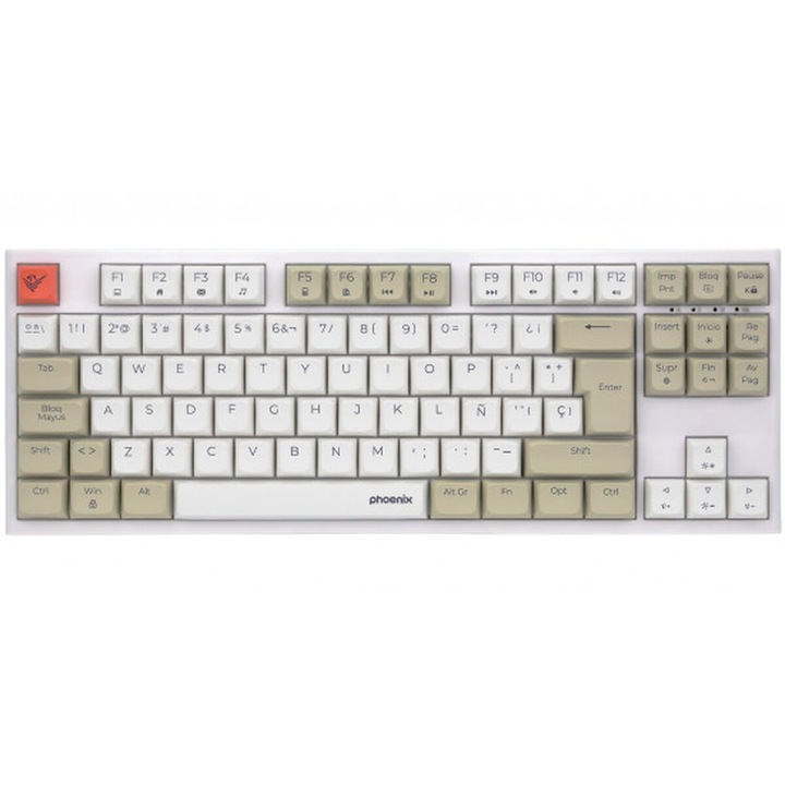 Tastatura spaniola, Phoenix, Qwerty, Multicolor