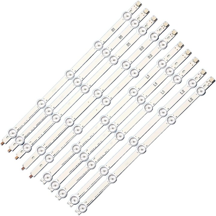 Set barete LED LG 42 inch,10 barete 5 LED uri, LG 42" ROW2.1 Rev0.01 L1 R1 L2 R2 Type, 3R1 +2R2 +3L1 +2L2, c42