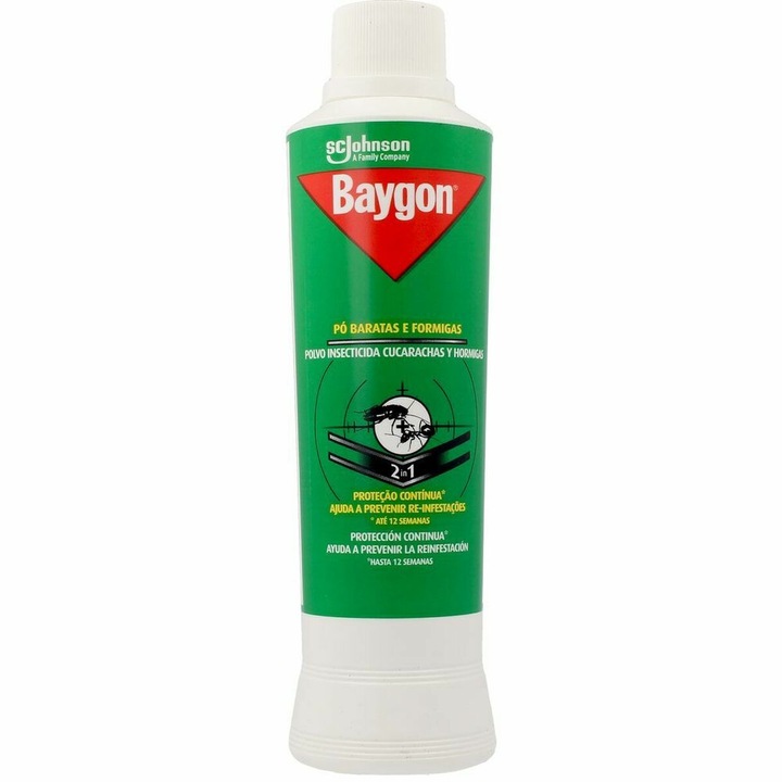 Insecticid pudra pentru gandaci si furnici, Baygon, 250g