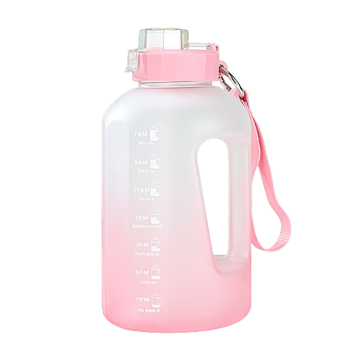 Sticla de apa sport, Plastic, 23 x 10cm, 1500ml, Roz