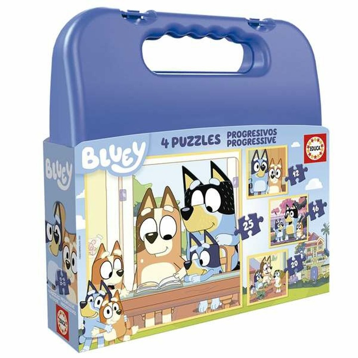Set 4 puzzle-uri, Educa, Multicolor