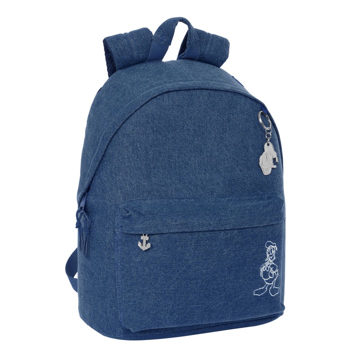 Rucsac pentru laptop, Denim, 31 x 41 x 16 cm, Albastru