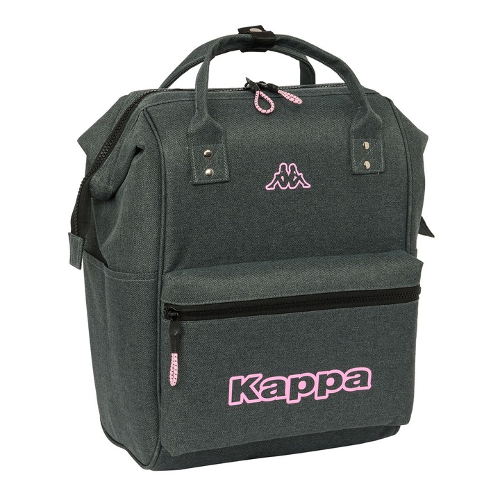 Rucsac pentru laptop, Kappa, Poliester, Maxim 13", 27 x 40 x 19 cm, Multicolor