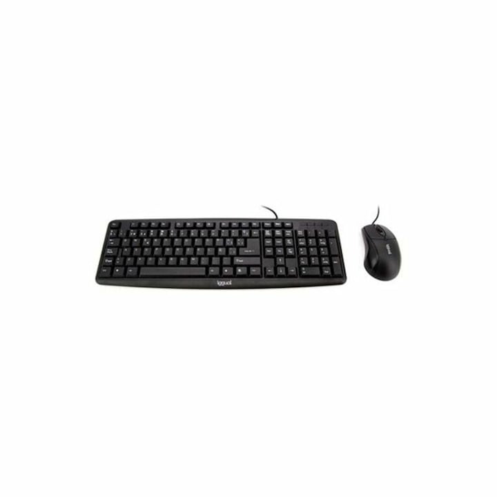 Set tastatura si mouse wireless, compatibile cu Apple iMac si Windows